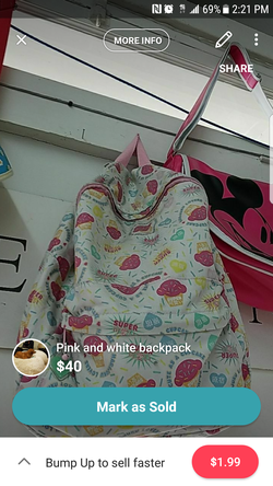 HARAJUKU cupcake backpack