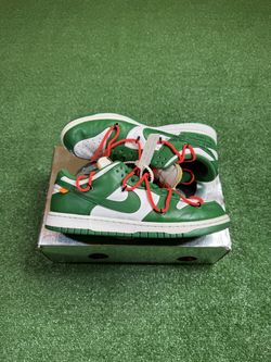 Dunk low Off White Pine Green