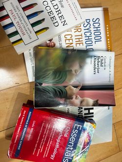 School psychologist/ child psychologist book bundle