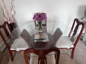 Dining table and chairs