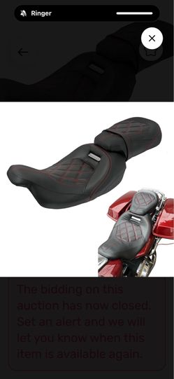Brand new motorcycle seat