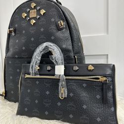 MCM Dual Stark Backpack Authentic 
