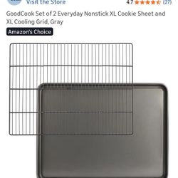 Goodcook XL Nonstick Cookie Sheet & Grid