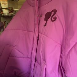 Size Large Pink Barbie Jacket $50.00
