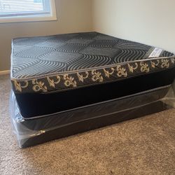 Queen Mattress Come With Free Box Spring - Free Delivery Today To Reasonable Distance 