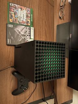 Xbox Series X 1B, Controller, Headset, and 2 Games