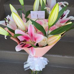 Roses And Lilies Bouquet