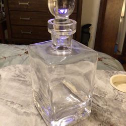 Pottery Barn Whiskey Decanter 