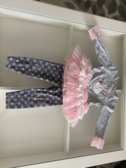 Girls 24 months snowman outfit Little Lass brand