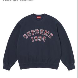 Supreme Plaid Arc Crewneck