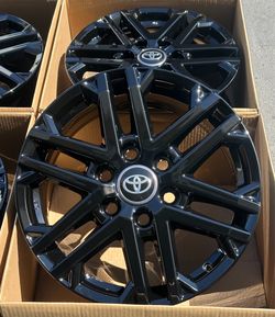 18” Toyota Tundra Sequoia Factory Wheels Rims Gloss Black New