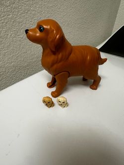 Pregnant Barbie dog with pups