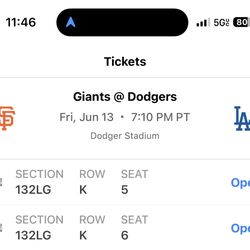Dodgers Vs Giants 