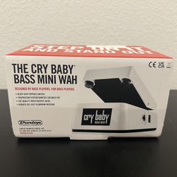 Dunlop CBM105Q Cry Baby Mini Bass Wah Pedal