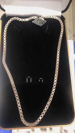 Tiffany sterling silver chain, 35.55 grams