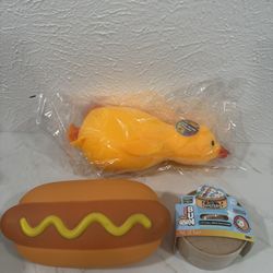 Lot of 3 🔥 2 Jumbos Squishy And Mystery Dumpling UV 