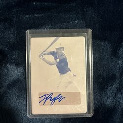 2022 Leaf Perfect Game National Showcase Magenta Plate 1/1 | Card# MA-TJP Metal Auto | Autographed by: TJ Pompey