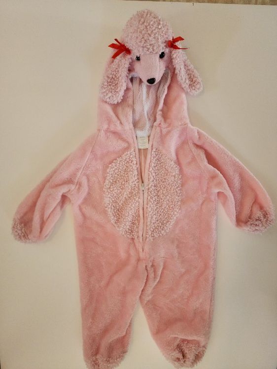 Adorable Pink  Poodle Costume For Toddlers 3T-4T