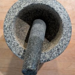 Granite Mortar And Pestle 