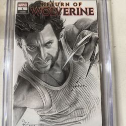 Return Of Wolverine #1 Sketch By Scott Spillman