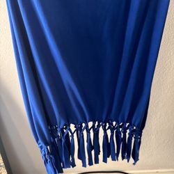 Blue Summer Flowy Dress Size Médium 