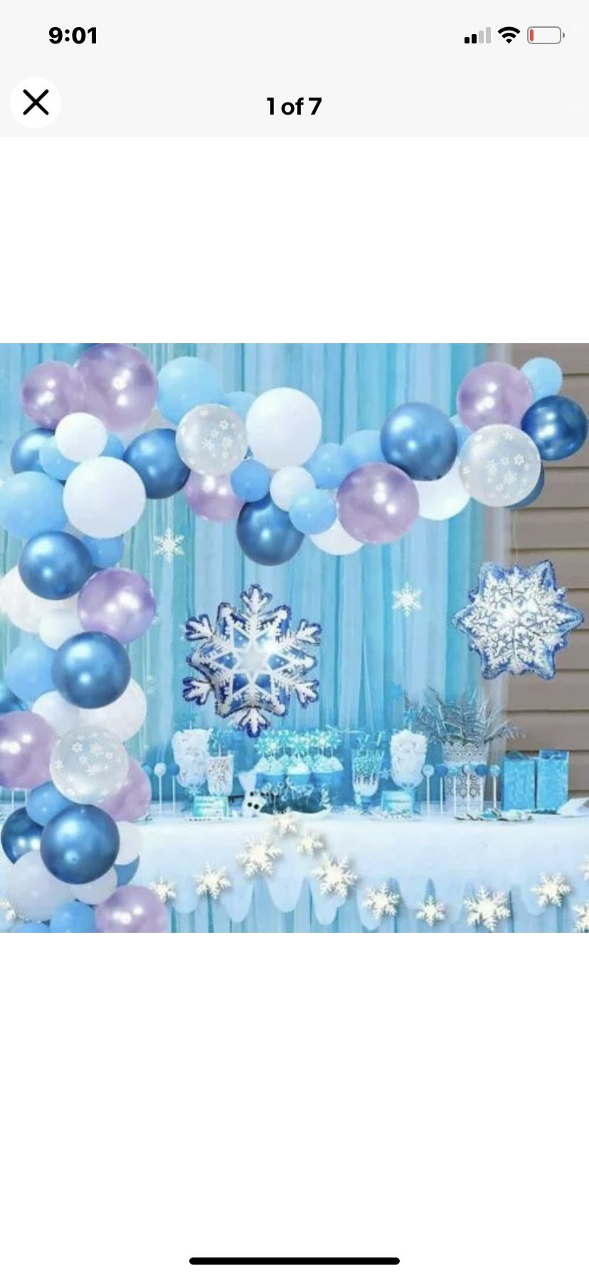 Frozen Garland Balloons