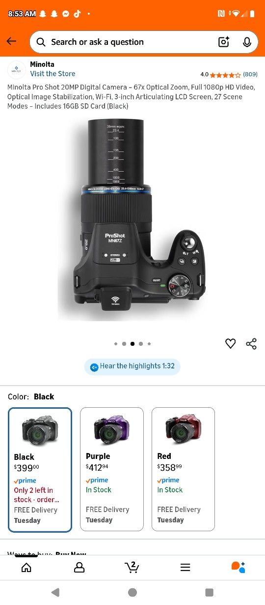 Vlogging Camera