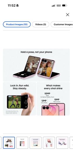 Samsung Galaxy Z Flip8 512GB Unlocked Graphite