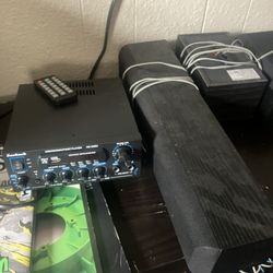 soundbar with speakers and all in one amplifier