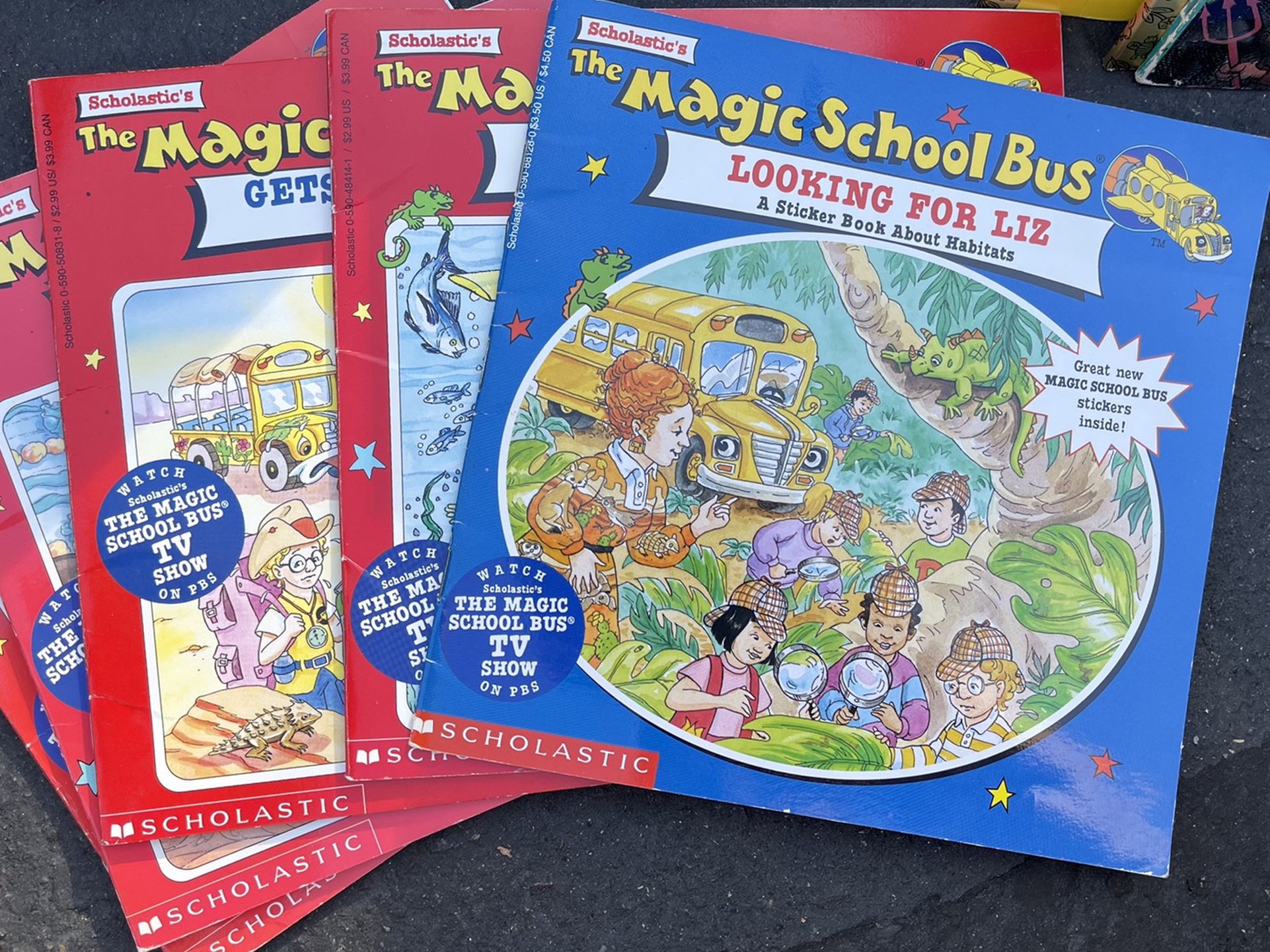 Magic School Bus Lot Of Books