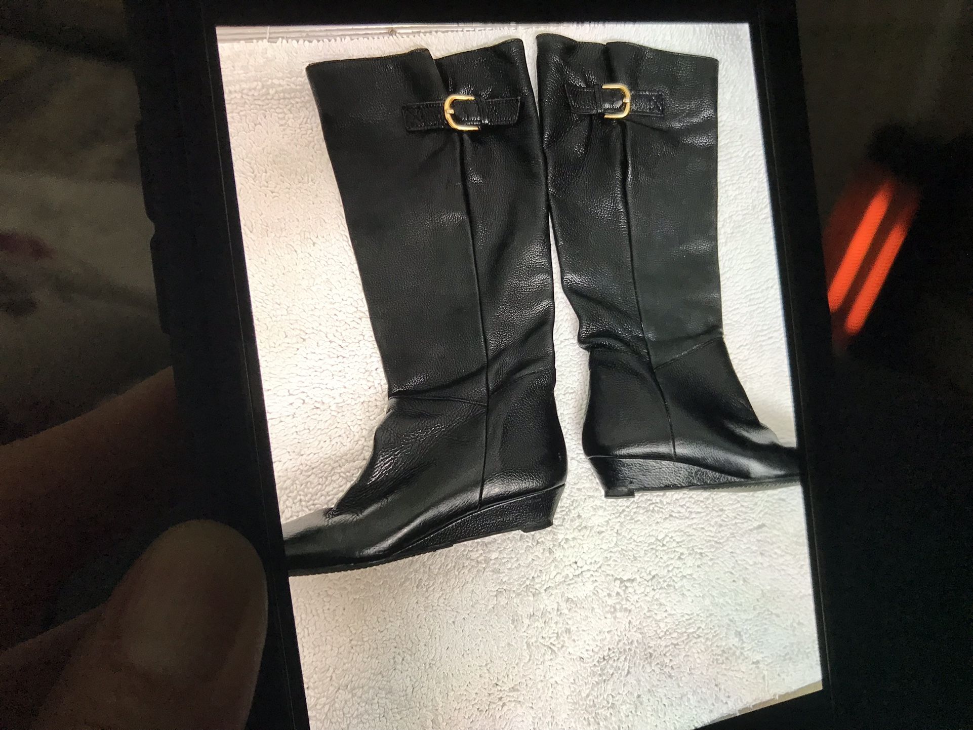 Banana Republic Boots, Black and Brown