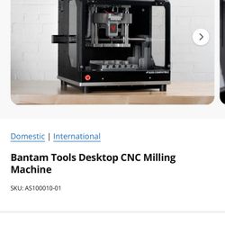 Bantam Tools Desktop CNC Milling Machine OBO