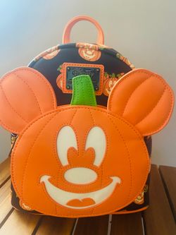 Loungefly Mickey Pumpkin Disney Backpack