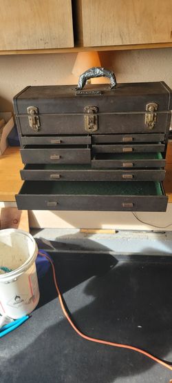 Kennedy Tool Box, Probably 1960s. It Was Our Dad's Who Worked At Walt Disney Studios For 40 Years. So, A Lot Of History. It's In Great Condition,
