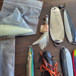 Funky Chicken, Cop Cars Atomic Plugs, Cut Plug Herring Plugs And Darts