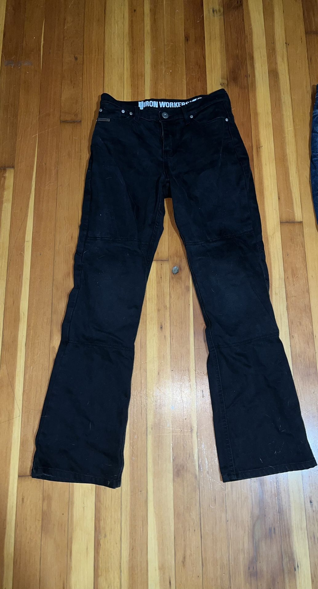 Female Motorcycle pants iron workers