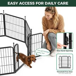 FXW Rollick Dog Playpen, Indoor, Yard & RV Camping, 24" H, 8 Panels