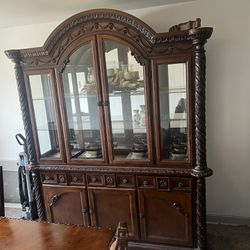 Dinning Room Table and Cabinets 