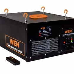 NEW! WEN 3410 3-Speed Remote-Controlled Air Filtration System (300/350/400 CFM), Basic w/ RF Remote