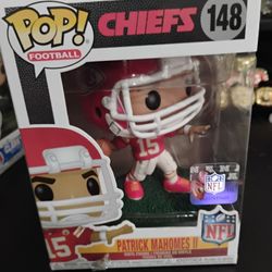 Brand New Kansas City Chiefs Patrick Mahomes Funko Pop #148