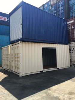 20ft Containers w/ Openings – Ready for Build or Storage