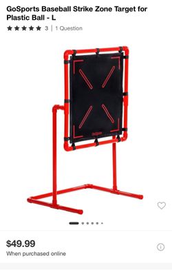 GoSports Baseball Strike zone Backstop