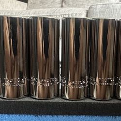 PROTO 1/2” Drive Deep Socket Set SAE 12 Point