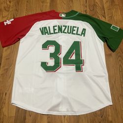 Los Angeles Dodgers Stitched Mexico Style Fernando Valenzuela Jerseys