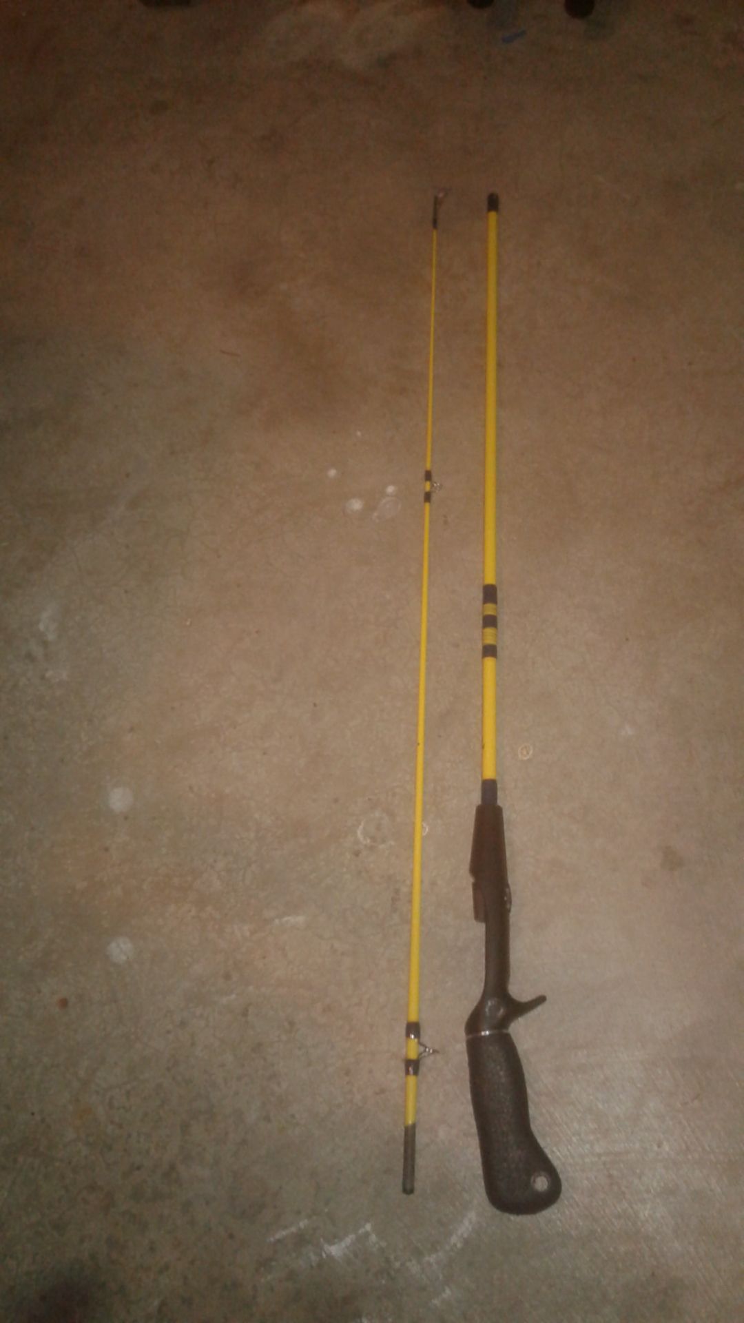 Heddon with fishing pole