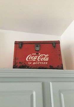 Antique coke cooler