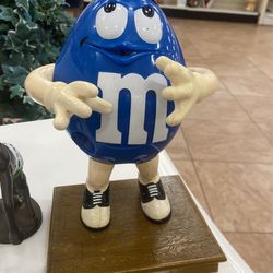 M&M Candy Dispenser Mr BLUE CANDY Dispenser