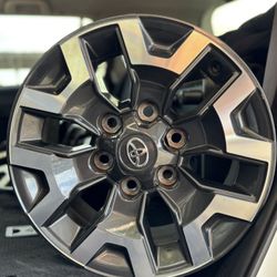 Full Set Of 4, 2023 Toyota Tacoma Off-road Edition Rims.