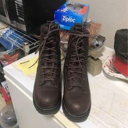 Mens Size 10 Brit I G Work Steel Toe Work Boot