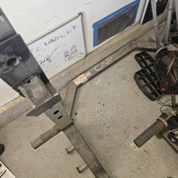 Cap Bench and Squat Platform With Bar Holder 